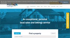 Desktop Screenshot of hastingsestateagents.com